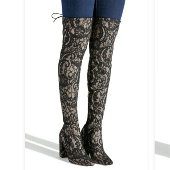 Shoe Dazzle Shoes - Shoedazzle Boots Portia - Over the Knee Boot
